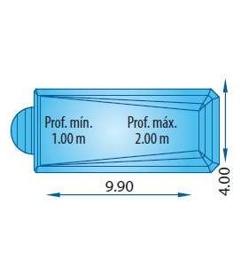 Cobertor solar Piscina S 1050 R - Europa Piscinas. COBSOL1050 2