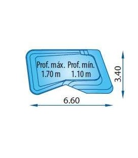 Cobertor solar Piscina Londres - Europa Piscinas. COBSOLLON 2