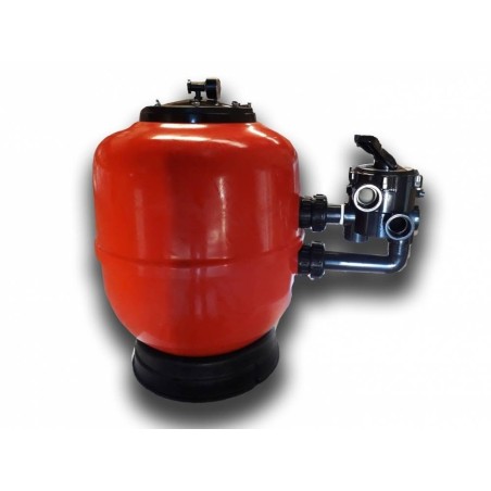 Filtro UVE ROJO Ø 600 con válvula selectora. 57472