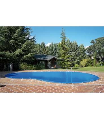 Cobertor gran resistencia azul - 7x3,5m para piscina Steel Pool. COBGR2ST
