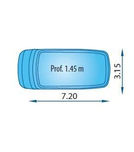 Malla poliéster Piscina S720 - Europa Piscinas. COBPOL720 2