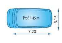 Malla poliéster Piscina S720 - Europa Piscinas. COBPOL720