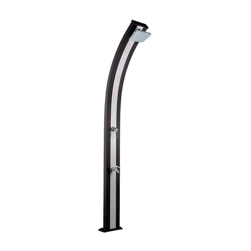 Ducha solar piscina Spring 30L. Antracita/Inox. DS-A122BN