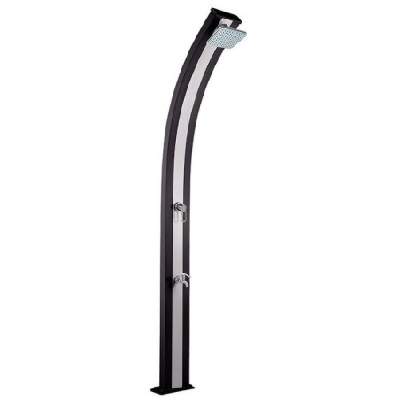 Ducha solar piscina Spring 30L. Antracita/Inox. DS-A122BN