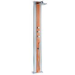 Ducha híbrida piscina DADA Straight. 37 L. Inox/Madera. DS-D463AW