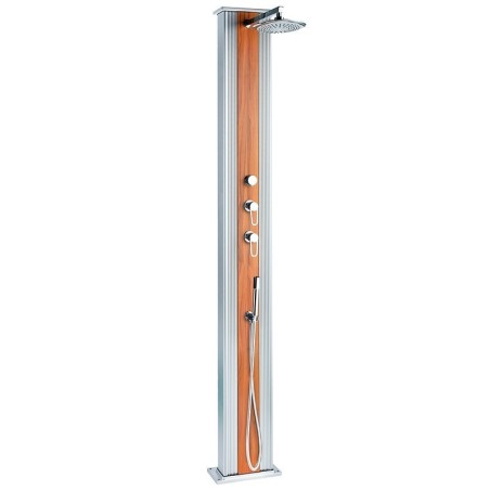 Ducha híbrida piscina DADA Straight. 37 L. Inox/Madera. DS-D463AW