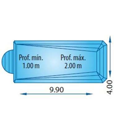 Malla poliéster Piscina S 1050 R - Europa Piscinas. COBPOL1050