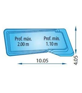 Malla poliéster Piscina Barcelona - Europa Piscinas. COBPOLBAR 2