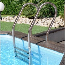 Piscina elevada de madera redonda Violette 2 Ø 500 x 127 cm Gre. 800003