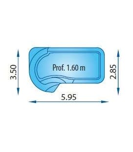 Malla poliéster Piscina Atenas - Europa Piscinas. COBPOLATE 2