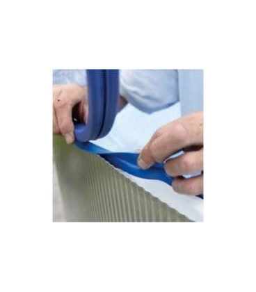 Liner azul rectangular gran resistencia - 625x375cm para piscinas Gre. FPROV627GR