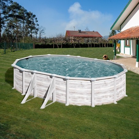 Piscina acero Groenlandia 500 x 300 x 132 cm GRE. KITPROV508N