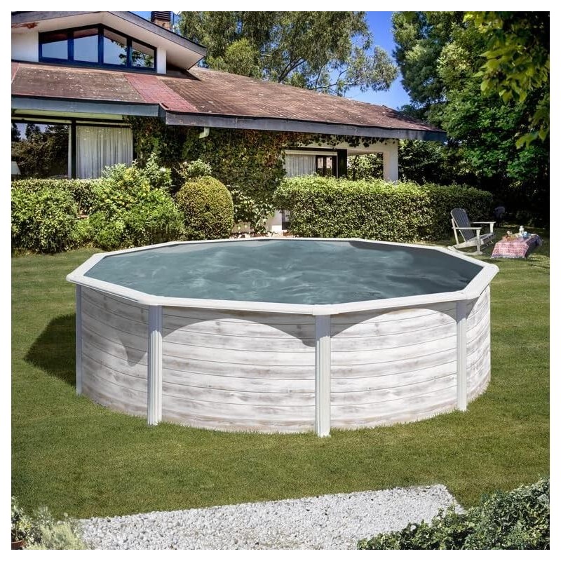 Piscina acero Finlandia Ø 460 x 120 cm GRE. KIT460N