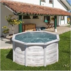 Piscina acero Finlandia Ø 240 x 120 cm GRE. KIT240N
