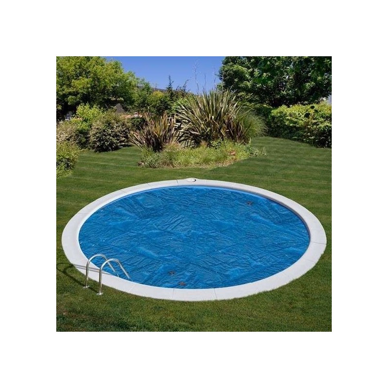 Cubierta verano piscina enterrada Ø 300 Gre. CVPE300