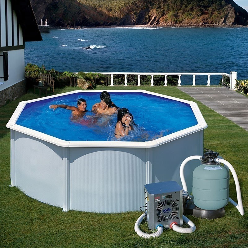 Bomba de calor mini piscina elevada 40m3 Gre. HPM40