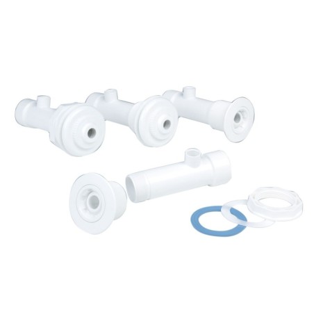 Kit hidromasaje piscina poliéster 190mm Gris antracita. 32114CL144