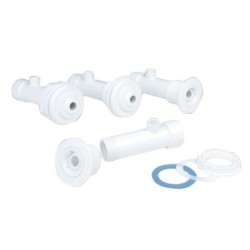 Kit hidromasaje piscina poliéster liner 275mm Gris Claro. 32385CL129