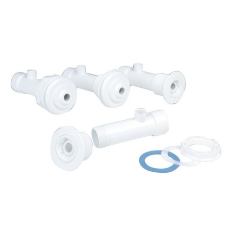Kit hidromasaje piscina poliéster liner 275mm Gris Claro. 32385CL129