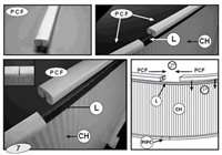 Perfil superior de sujeción liner Gre. PCF001440BP