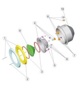 Prensaestopas foco proyector M-25 Astralpool. 4403010609