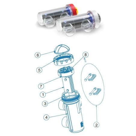 Soporte electrodos Idegis BIP DT21. R-015-45