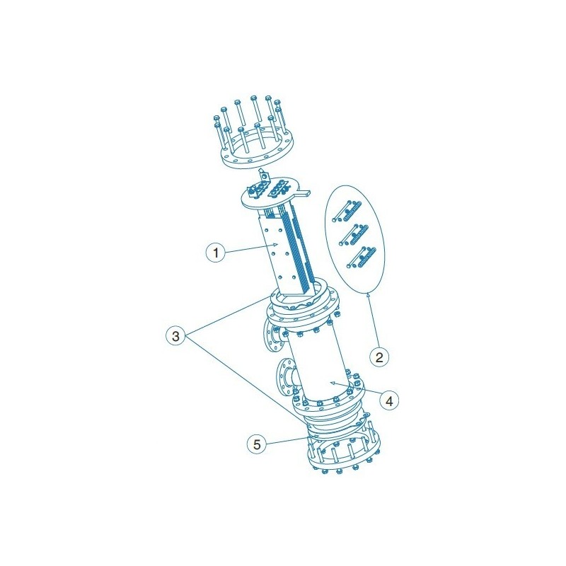 Repuesto electrodo DOM-50 IDEGIS. R-050