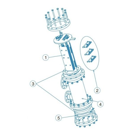 Repuesto electrodo DOM-50 IDEGIS. R-050