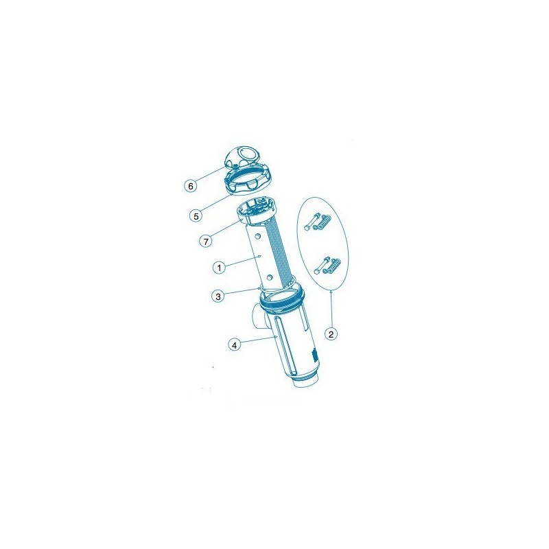 Electrodo célula DOM-24LS IDEGIS. R-059LS