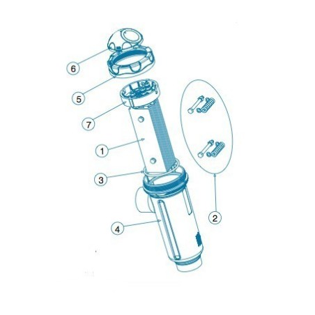 Electrodo célula DOM-24LS IDEGIS. R-059LS
