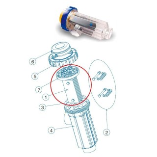 Electrodo célula DT12 IDEGIS. R-062