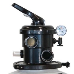 FILTRO MILLENIUM CON SALIDA TOP T/ZUNCHO 9000 L/H D.480 MM SAL. 1 1/2. 33816