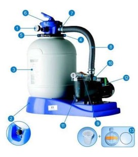 Zuncho depuradora AR1350 Gre. 241821003G