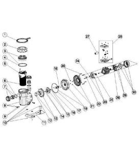 Condensador 16UF 1CV Astralpool. 4405020122