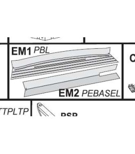 Pieza estampación zona recta EM2 Gre. PEBASEL803