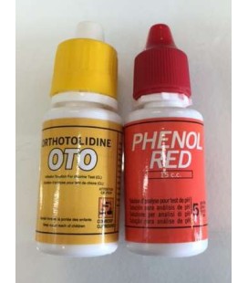 Reactivos líquidos de Phenol y Oto Astralpool. 508513R