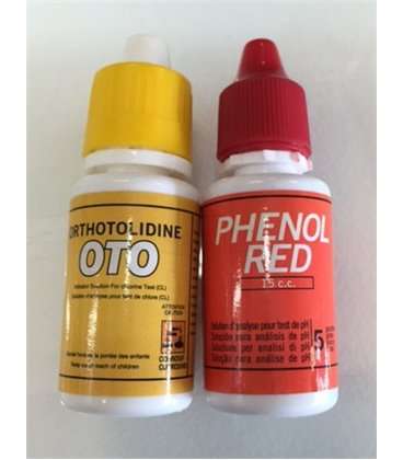 Reactivos líquidos de Phenol y Oto Astralpool. 508513R
