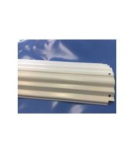 Perfil vertical blanco piscinas 1,20m Gre. PV1201195P