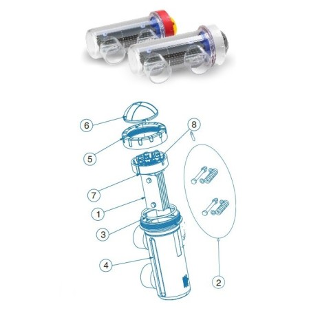 Electrodo célula DT-21 IDEGIS. R-460