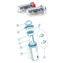 Electrodo célula DT30 IDEGIS. R-461