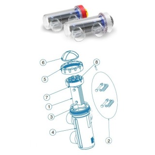 Electrodo célula DT40 IDEGIS. R-462