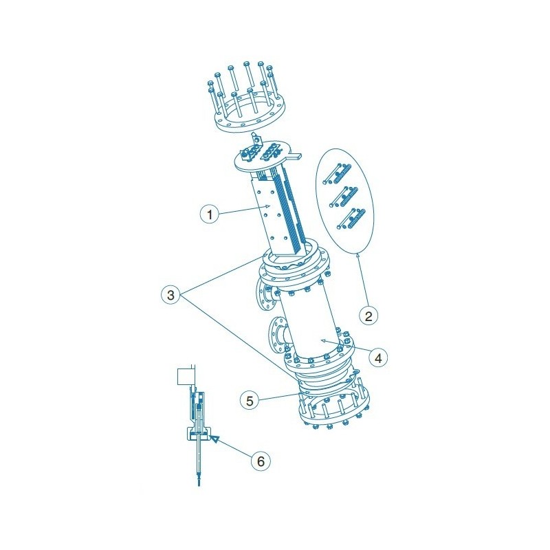 Celula Vaso D-65/80 EX/+ IDEGIS. R-148