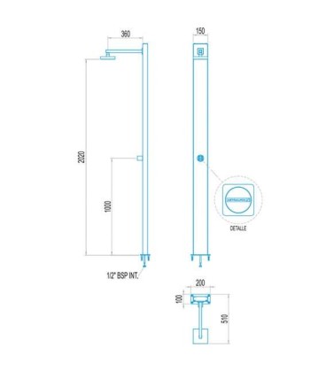 Ducha Niágara Astralpool. 53872