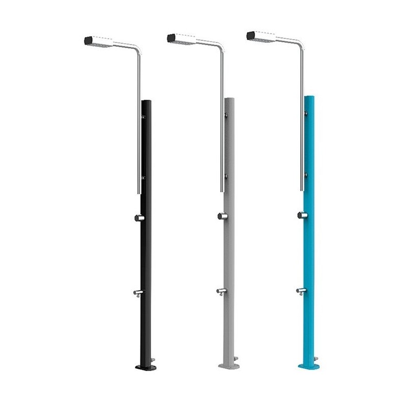 Ducha no solar Rainbow Azul-Inox Astralpool. 74059CL153