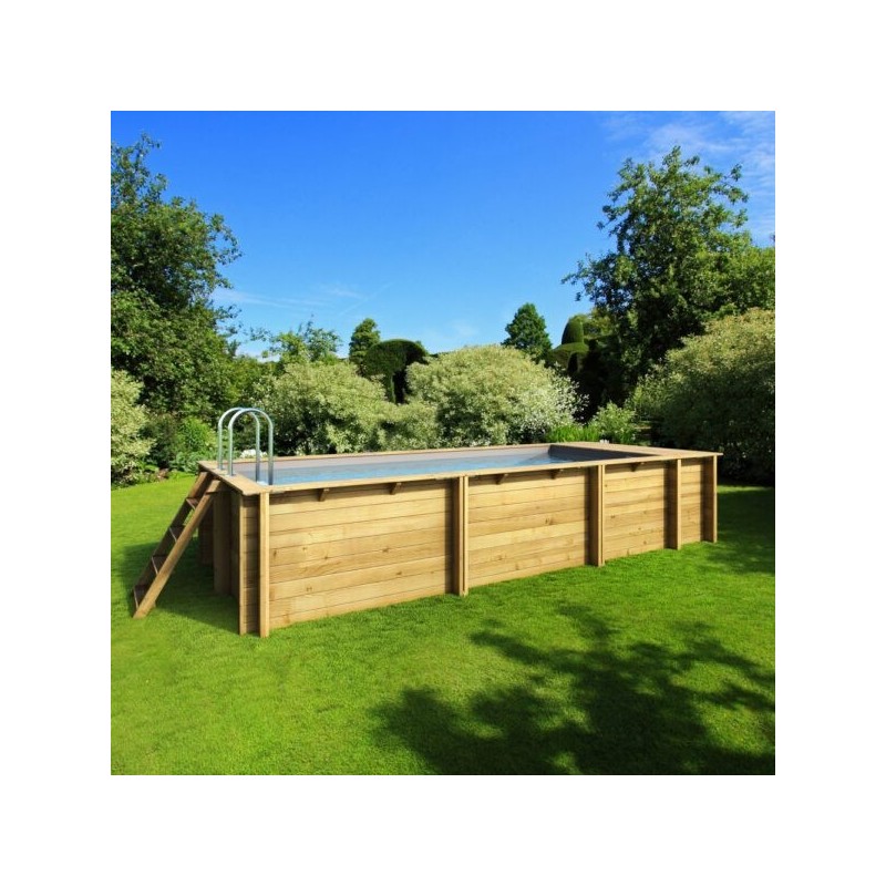 Piscina de madera rectangular POOL'N BOX. 27180018