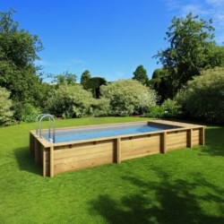 Piscina de madera rectangular POOL'N BOX. 27180018