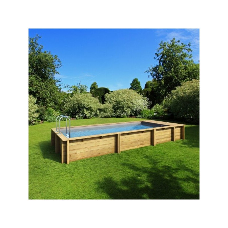 Piscina de madera rectangular POOL'N BOX. 27180018