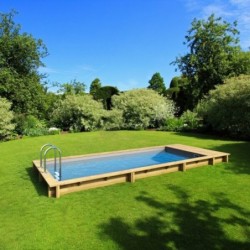 Piscina de madera rectangular POOL'N BOX. 27180018