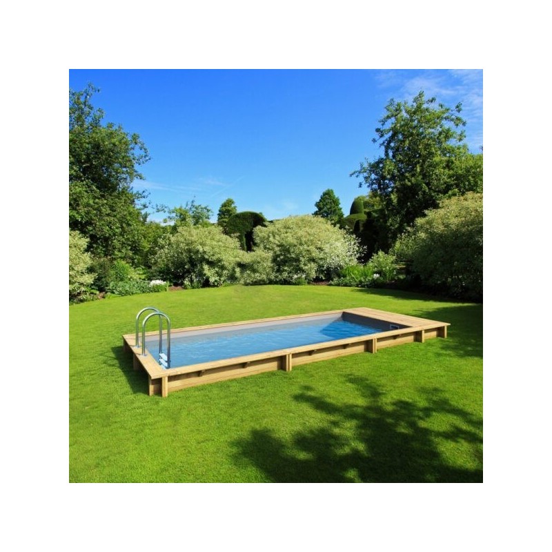 Piscina de madera rectangular POOL'N BOX. 27180018