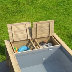 Piscina de madera rectangular POOL'N BOX. 27180018